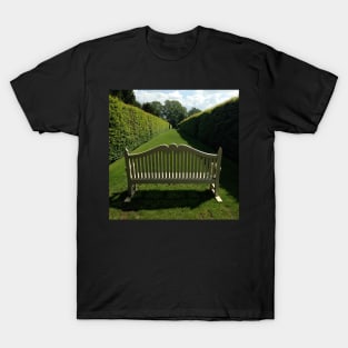 Garden Bench, Hardwick Hall T-Shirt